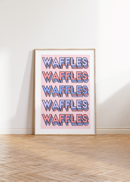 WAFFLES Print