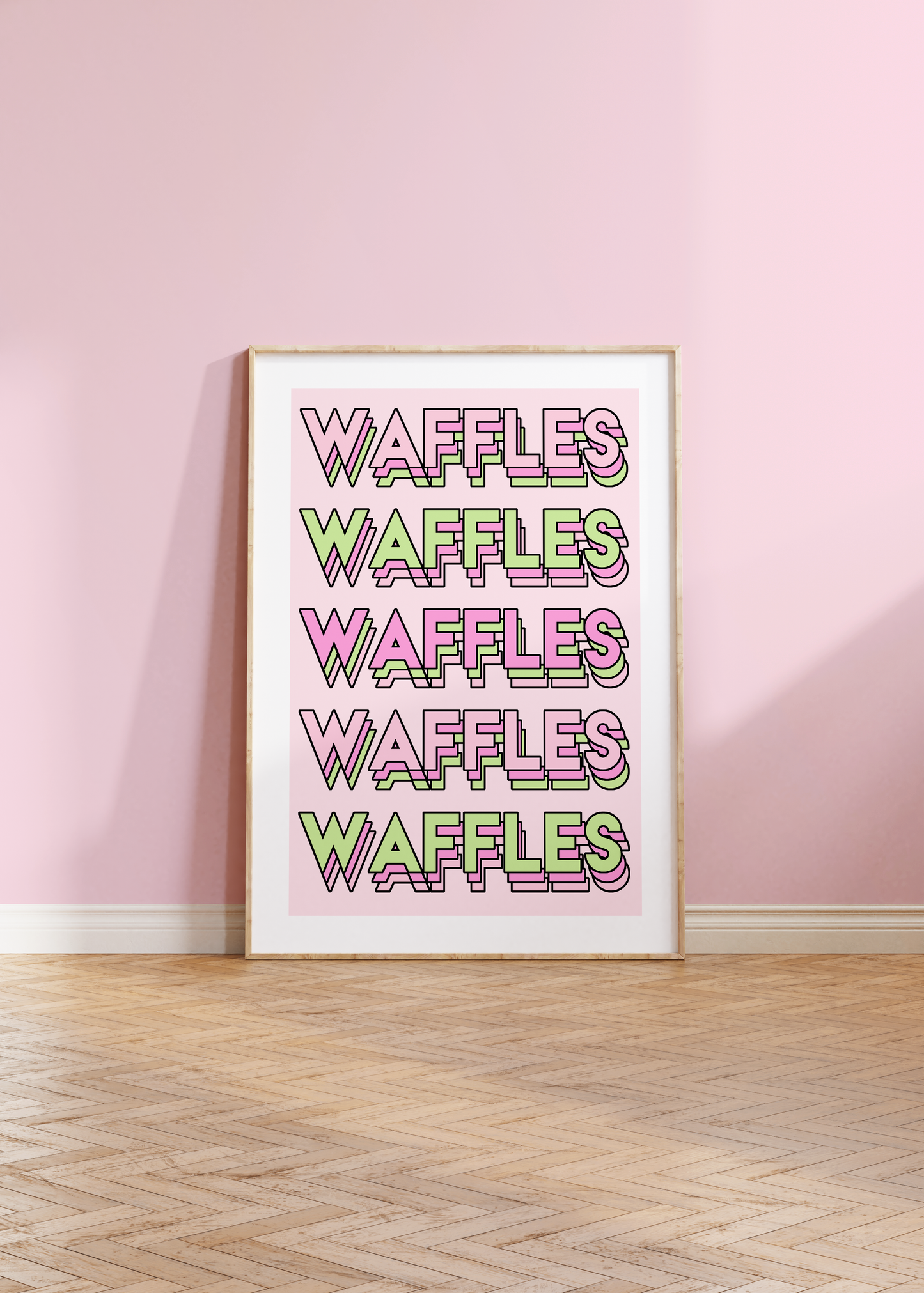 WAFFLES Print
