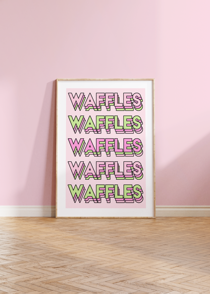 WAFFLES Print