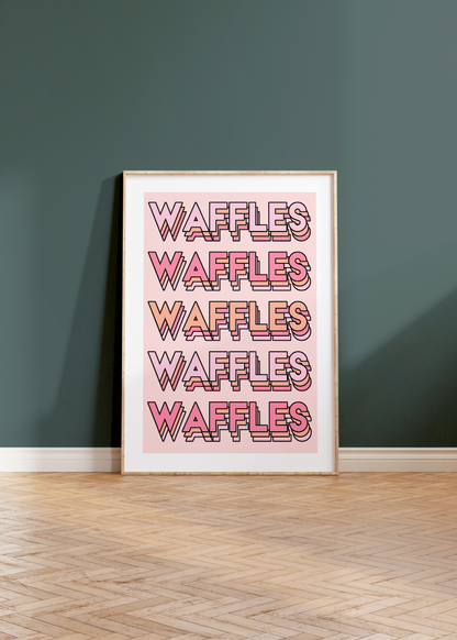 WAFFLES Print