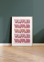 Load image into Gallery viewer, WAFFLES Print
